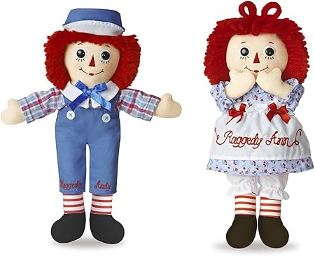 amazon raggedy ann and andy dolls