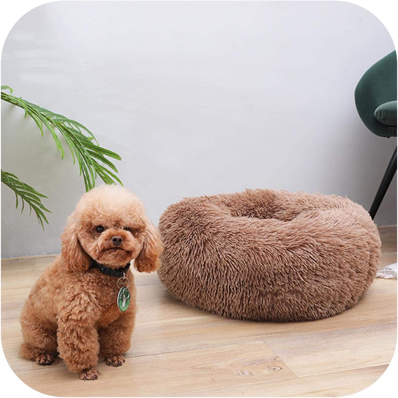 Doublesweet Comfy Calming Dog Beds for Large Medium Small Dogs Puppy