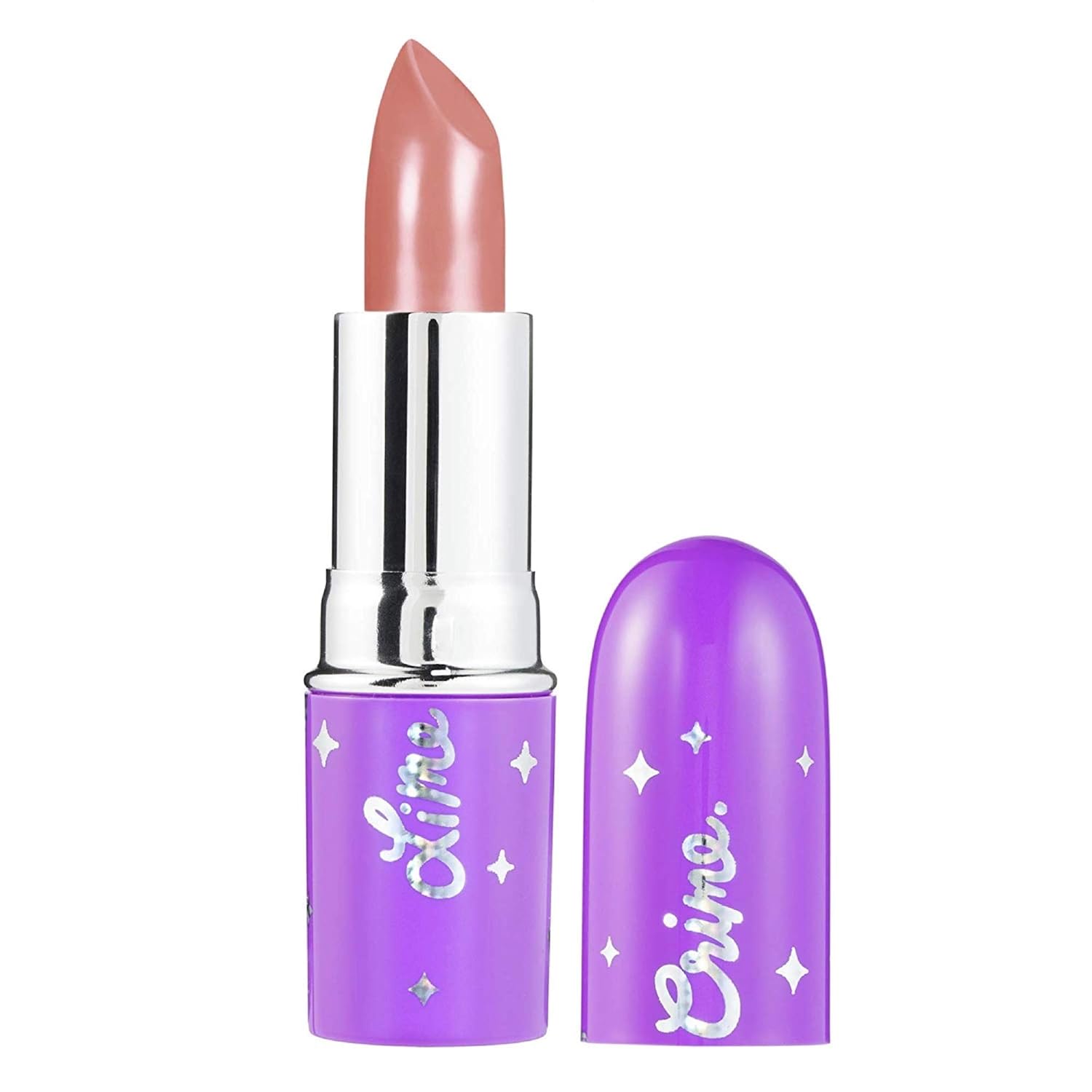 Lime Crime 10th Birthday Unicorn Lipstick, Birthday Suit - Long-Lasting Pinky Nude Creamy Matte Lippie - 0.12oz