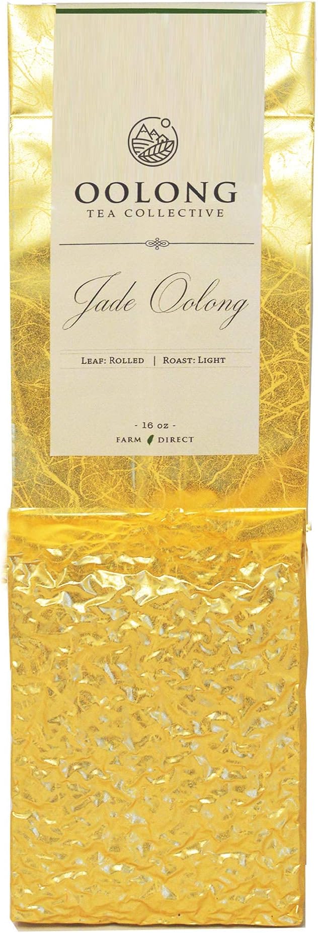 Oolong Tea Collective | Loose Leaf Oolong Tea | 100% Natural Taiwan Farm Direct (Jade Oolong, 16 Ounce (Pack of 1))