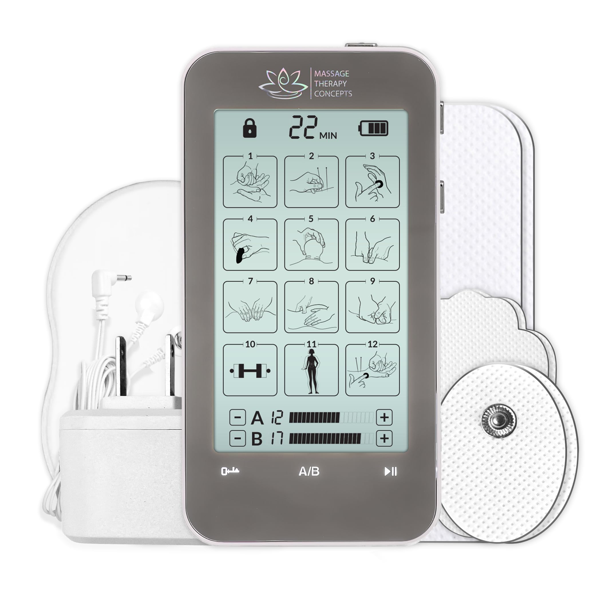 TENS Unit & EMS Muscle Stimulator, for Sciatica Pain Relief, Neck Pain