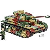 COBI Historical Collection WWII PzKpfw IV Ausf. G Tank Building Set, 1107 Pieces