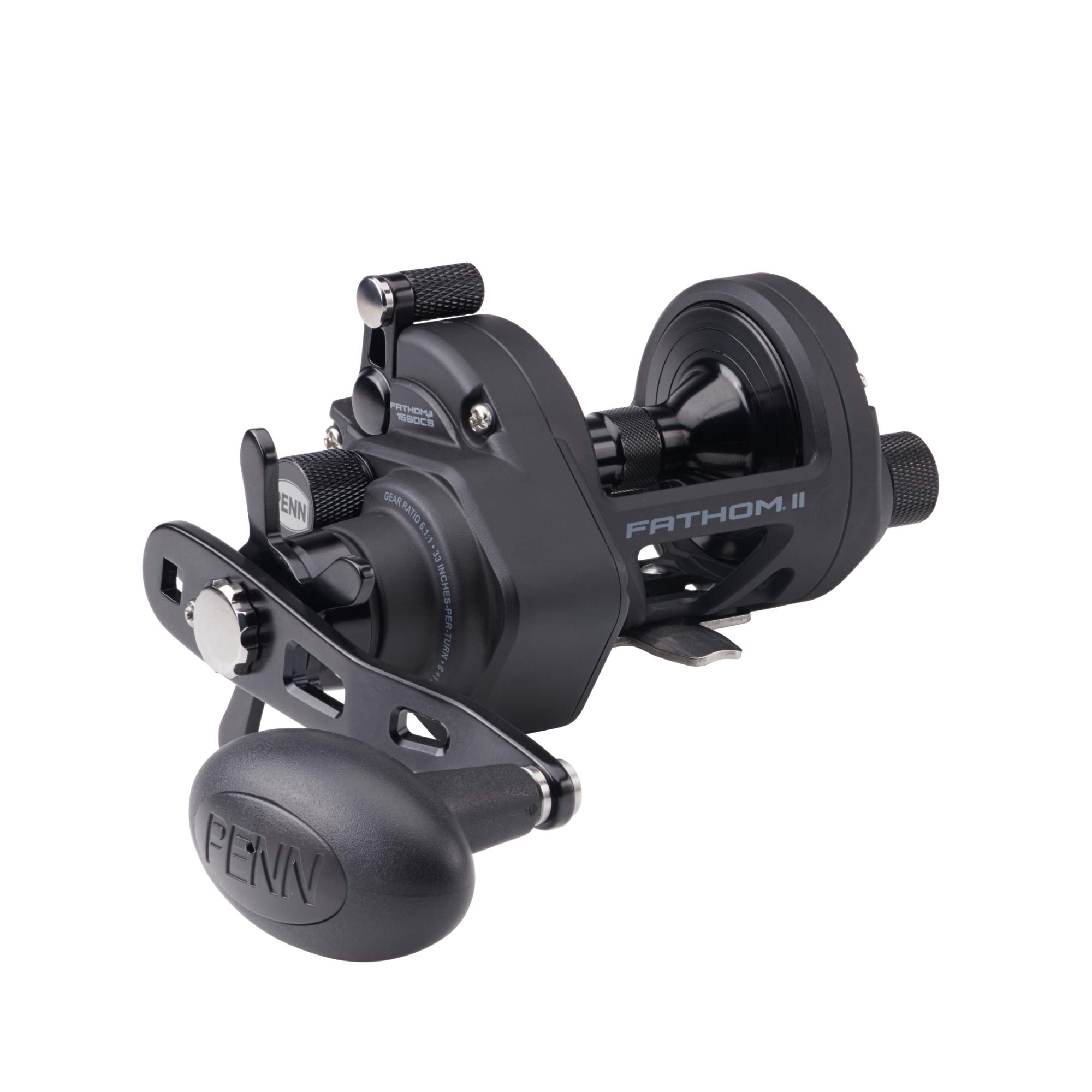 Penn Unisex'S Fathom II Star Drag Reel, 7 Brg, 6.1.1, Rnd, Multi, One Size