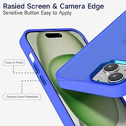 oakxco for iPhone 15 Case Matte Clear, Translucent