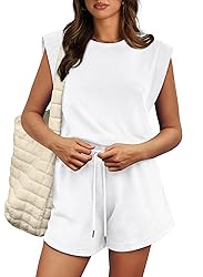 OFEEFAN White Rompers for Women Dressy Casual