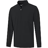M MAELREG Quarter Zip Pullover Men Moisture Wicking Performance Heather Midlayer Golf 1/4 Zip Pullover Mens Sweatshirt