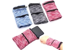 YANQINQIN 3PCS Lightweight Phone Armband Sports Bag Running Arm Band Strap Phone Holder Pouch Sleeve for Phone (1)