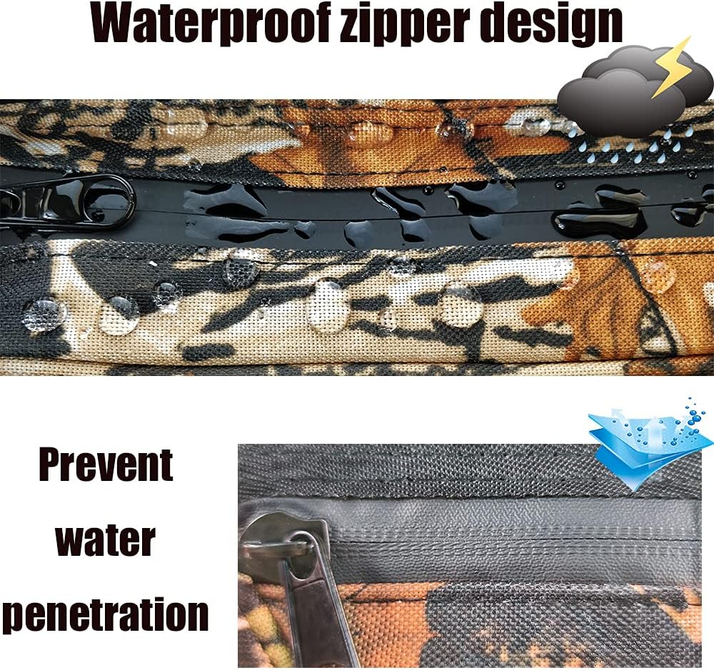 Chuanke RZR Side Door Bag Maple Leaf Camo Series UTV Front Door Storage Bag With Knee Protection Pad Suitable Polaris 2014-2019 RZR XP Turbo 1000 S900: Automotive