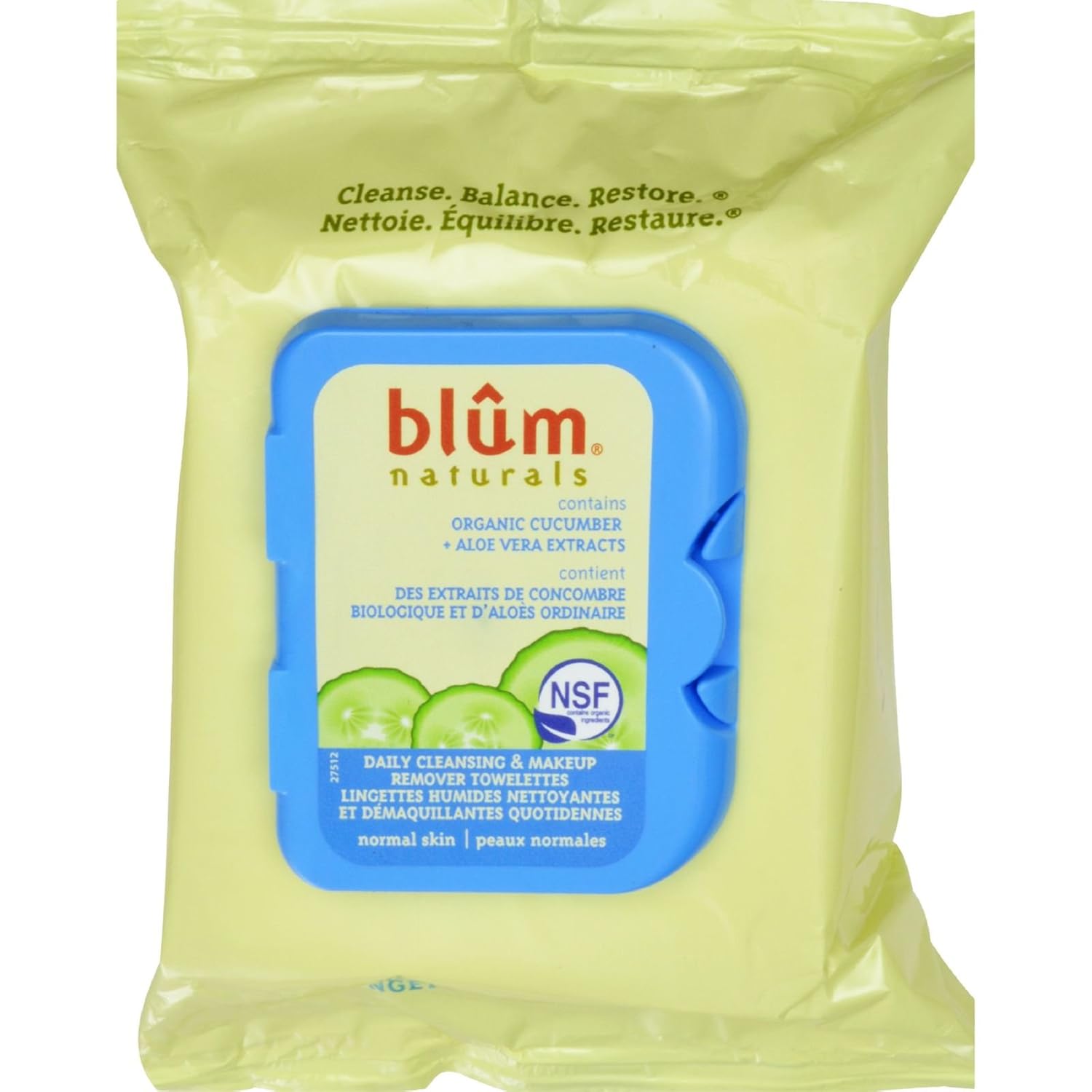 Blum Naturals Daily Toweletts Normal 30 Ct, 3 pack