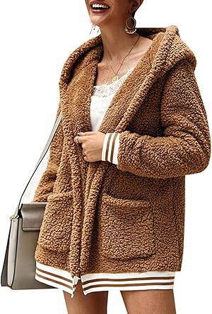 tan fuzzy jacket