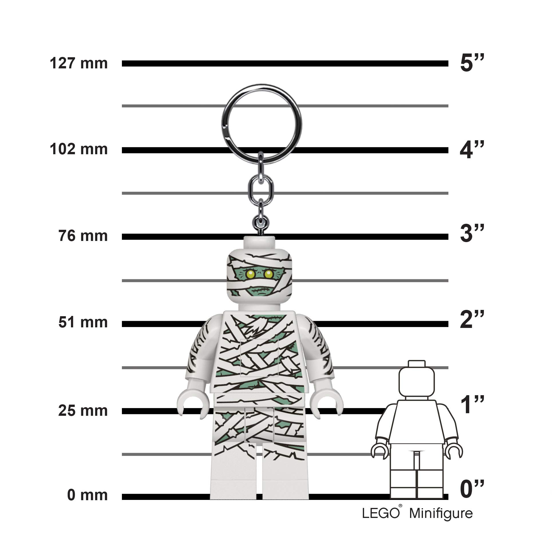 LEGO Monster Fighters Keychain Light - Mummy - 3 Inch Tall Figure (KE132H)