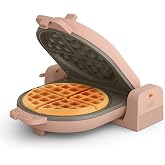 bella Fits-Anywhere&trade; Flip-n-Store Non-Toxic Belgian Waffle Maker, Blossom