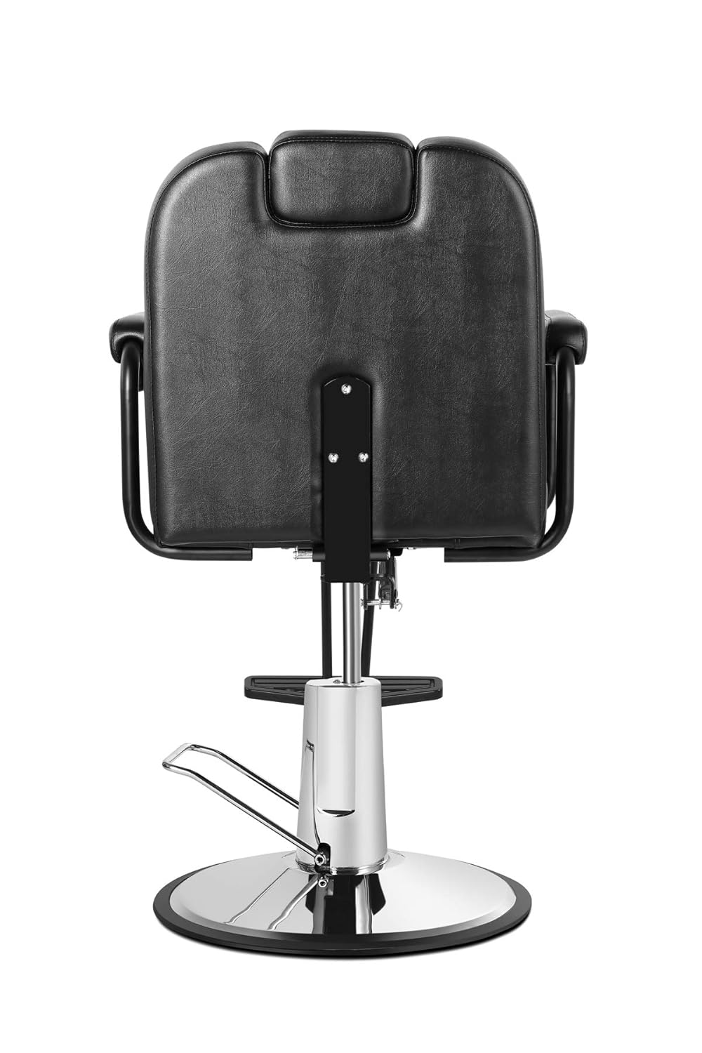 Eastmagic Hydraulic Reclining Salon Chair Barber Chair for Hair Stylist with Movable Headrest Black Beauty Salon Equipment: Kitchen & Dining