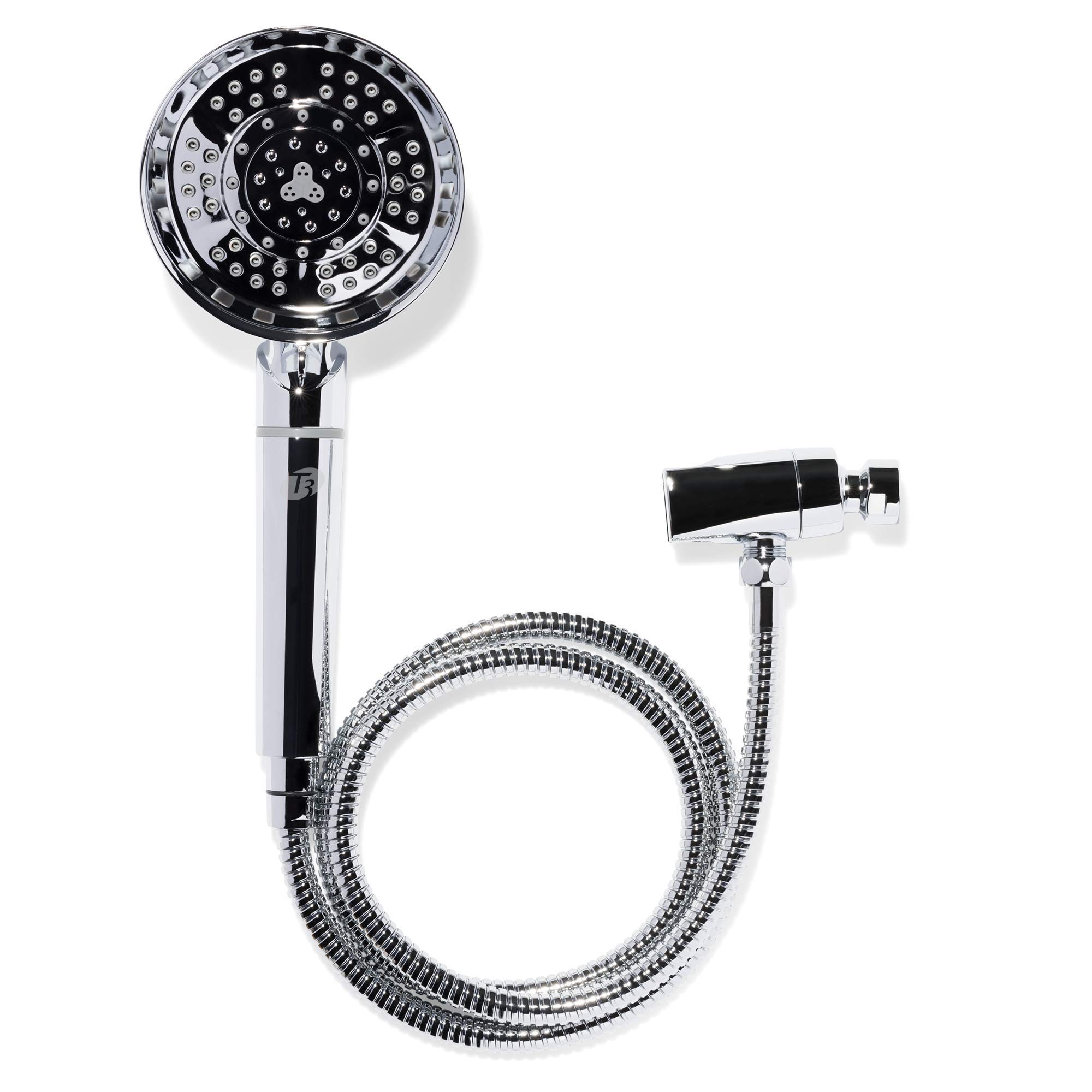 Photo 1 of T3 Source Hand-Held Showerhead | Adjustable Hand Held Chrome Shower Head with Chlorine Filter | Mineral Filter Reduces Free Chlorine and Hydrogen Sulfide