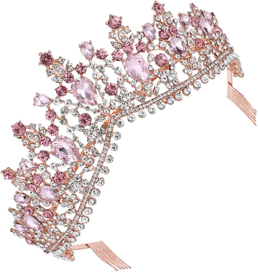 Minkissy Women Tiara with Comb - Image 4
