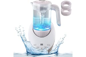 PEMAMNOV Hydrogen Water Generator 50 oz Hydrogen Water Pitcher with SPE/PEM Technology, PH Balanced Electrolytic Jug, Calcium Sulfite Filtered Hydrogen Water Bottle Gifts