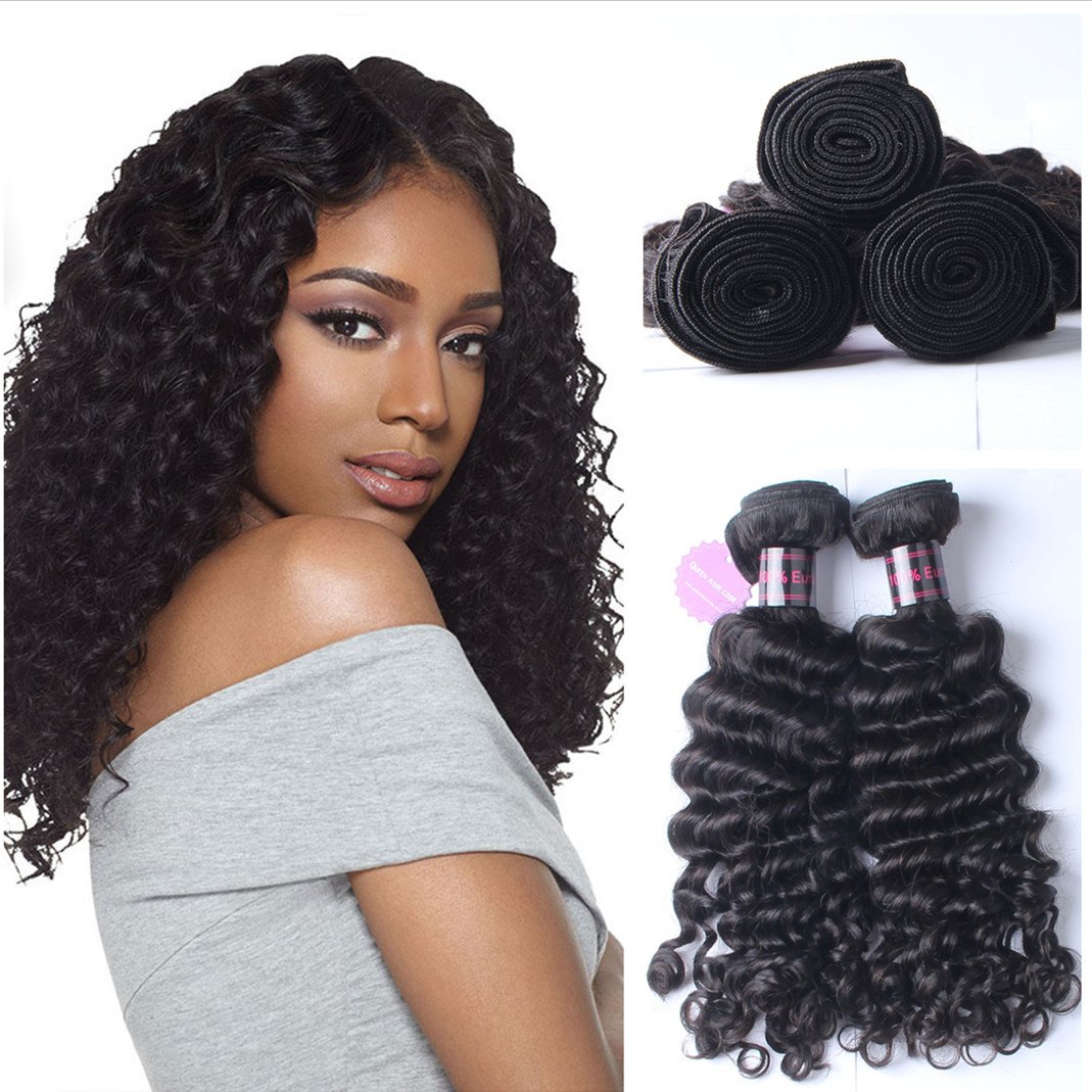 Amazon Com Queenhaircode Deep Wave Eurasian Virgin Remy Human
