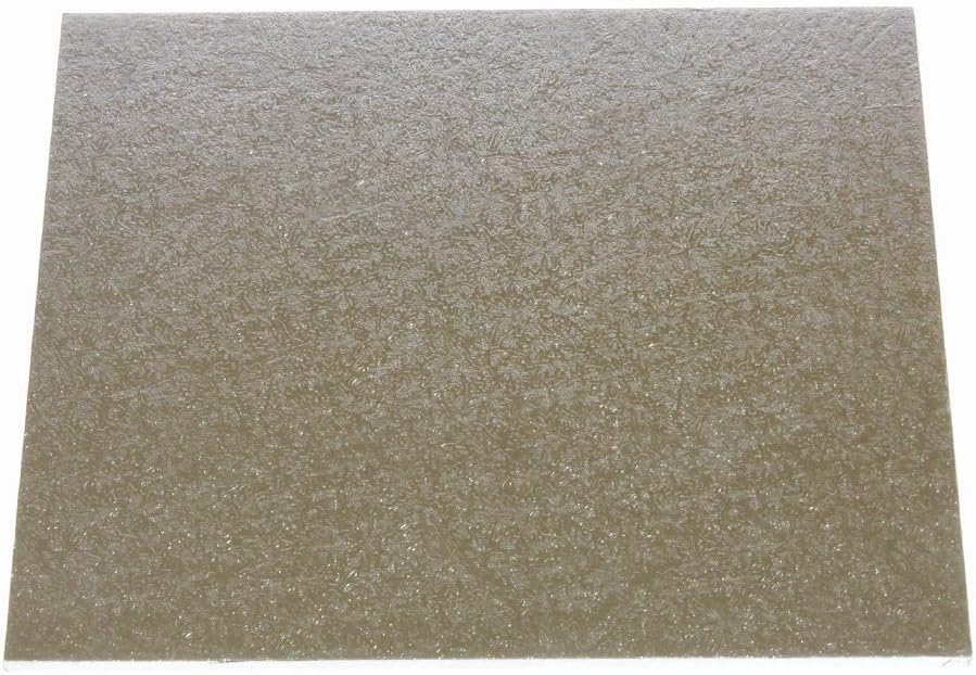 9" Silver Square Cake Board 3mm Thick