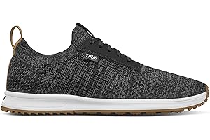 TRUE Linkswear All Day Knit II Men's Golf Shoe, Breathable, Lightweight - Comfort On and Off The Golf Course