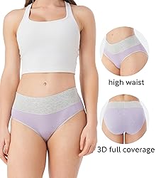 DAVID ARCHY Bamboo Rayon Women's Briefs High