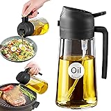 YRRAMATE 16oz/470ml Glass Olive Oil Sprayer for