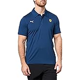 Puma Men's Scuderia Ferrari Formula 1 Cloudspun Polo, Persian Blue AH25, Medium