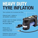 RING Rapid Digital Tyre Inflator 12V 180W with 3.5m Cable Motorhome SUV view 4