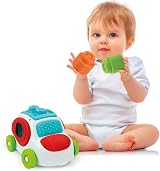 Clementoni Soft Clemmy Sensory Car Multicolored 6+ Months Stacking Blocks view 6