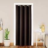 ChrisDowa Blackout Door Curtains for Doorway