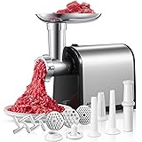 Electric Meat Grinder, Sausage Stuffer with 3