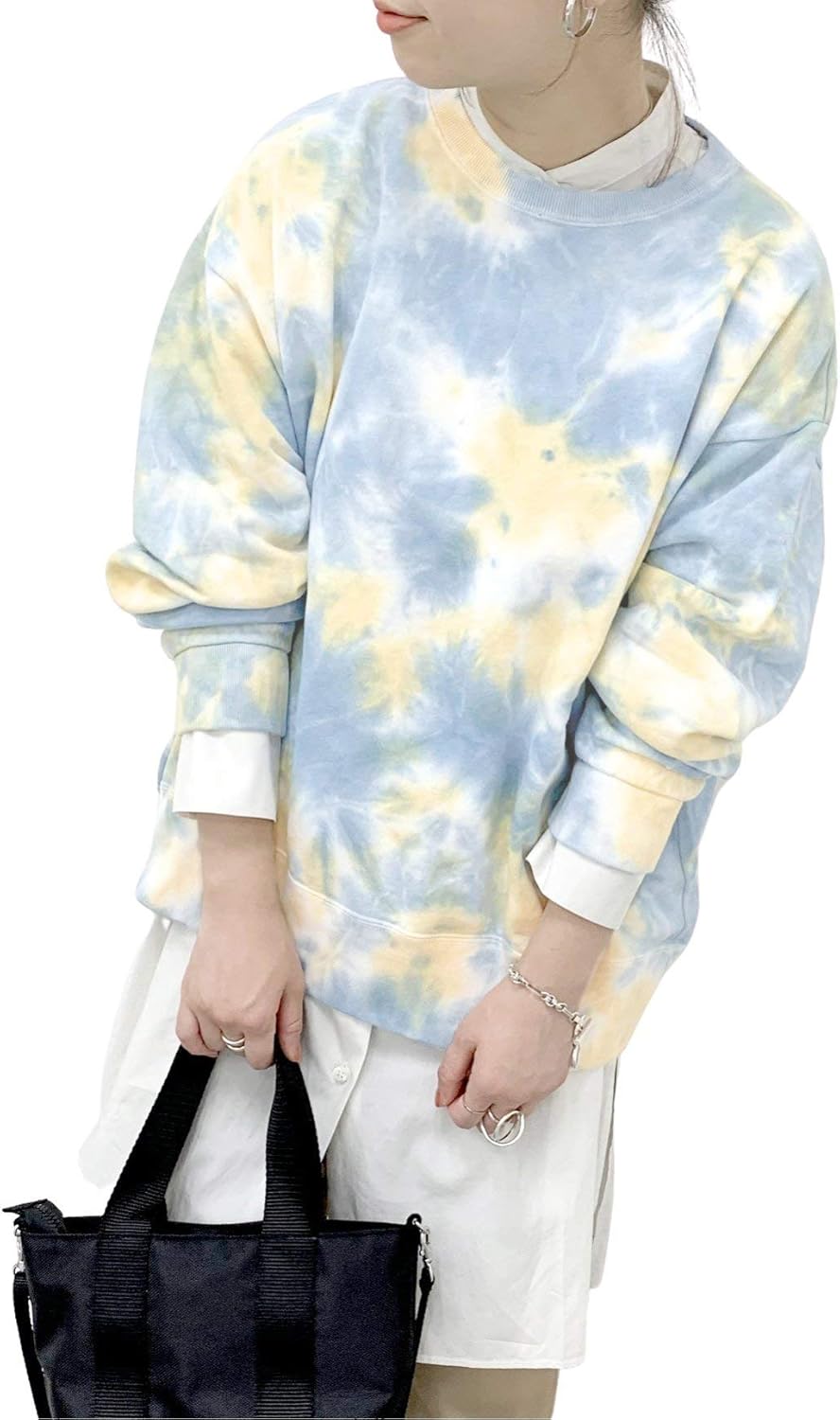 custom tie dye crewneck