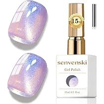 Senvenski Jelly Glass Cat Eye Gel Nail Polish with Magnet 15ML
