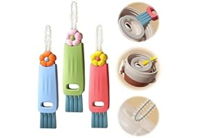 LIMVESO 3 in 1 Cup Lid Cleaning Brush, 2025 New Multifunctional Water Bottle Cleaner Brush Set for Bottle Gap Tight Spaces Cup, Portable Cup Lid Gap Cleaner, Home Kitchen Crevice Brush Tools
