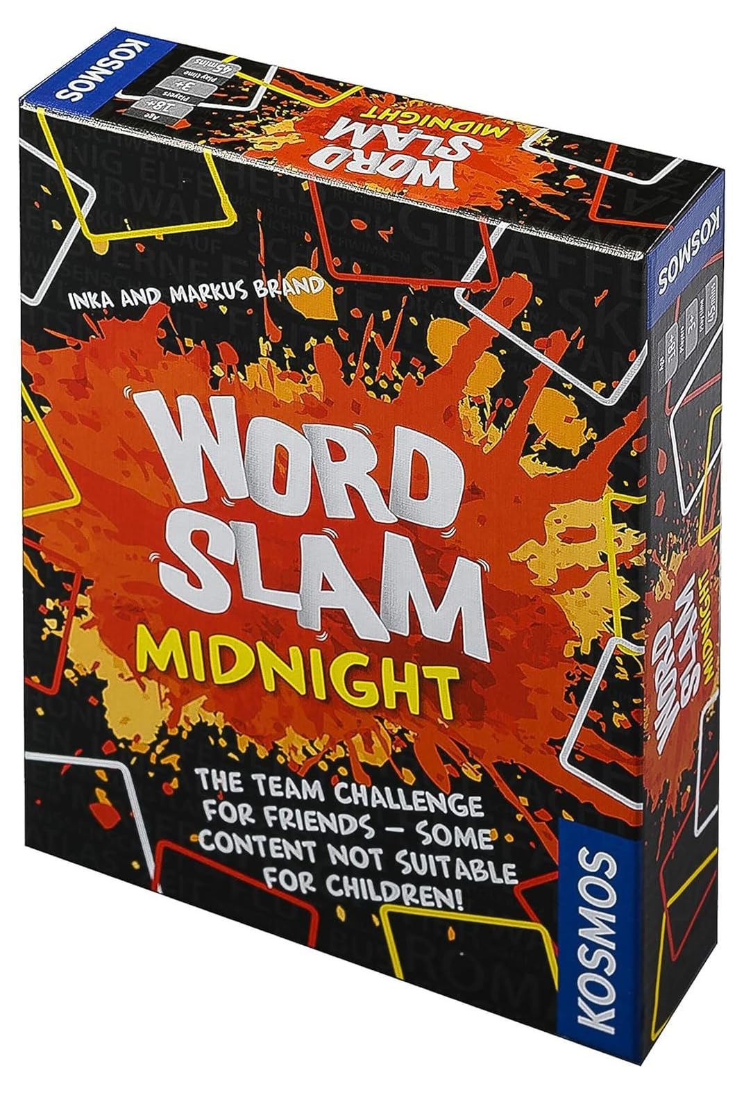 Thames & Kosmos 691196 Word Slam Midnight | The Team Challenge for (Grown-Up) Friends! | Adult Party Game, 3+ Players | Ages 18+ |