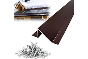 3.9 Ft Metal Roof Snow Guards with Screws Snow Stops for Metal Roofs Ice Guards for Aluminum Roofing Panels, Wood Canopy, 16 