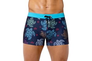 Arjen Kroos Men's Swim Trunk Bathing Swimwear Quick Dry Swim Brief Square Leg Board Shorts