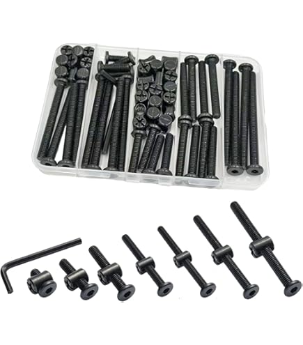 Delta Crib Screws 26-Piece Crib Hardware Kit M6 Screws (20-80mm