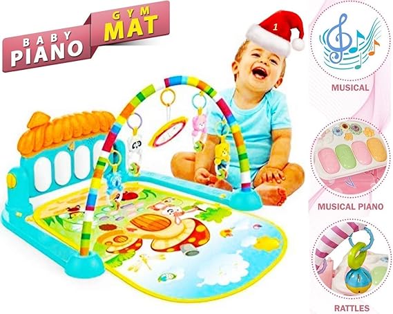 Famous Quality Ultra Kick and Play Multi-Function ABS High Grade Plastic Piano Baby Gym and Fitness Rack (Suitable for 0-36 Months Old Baby)