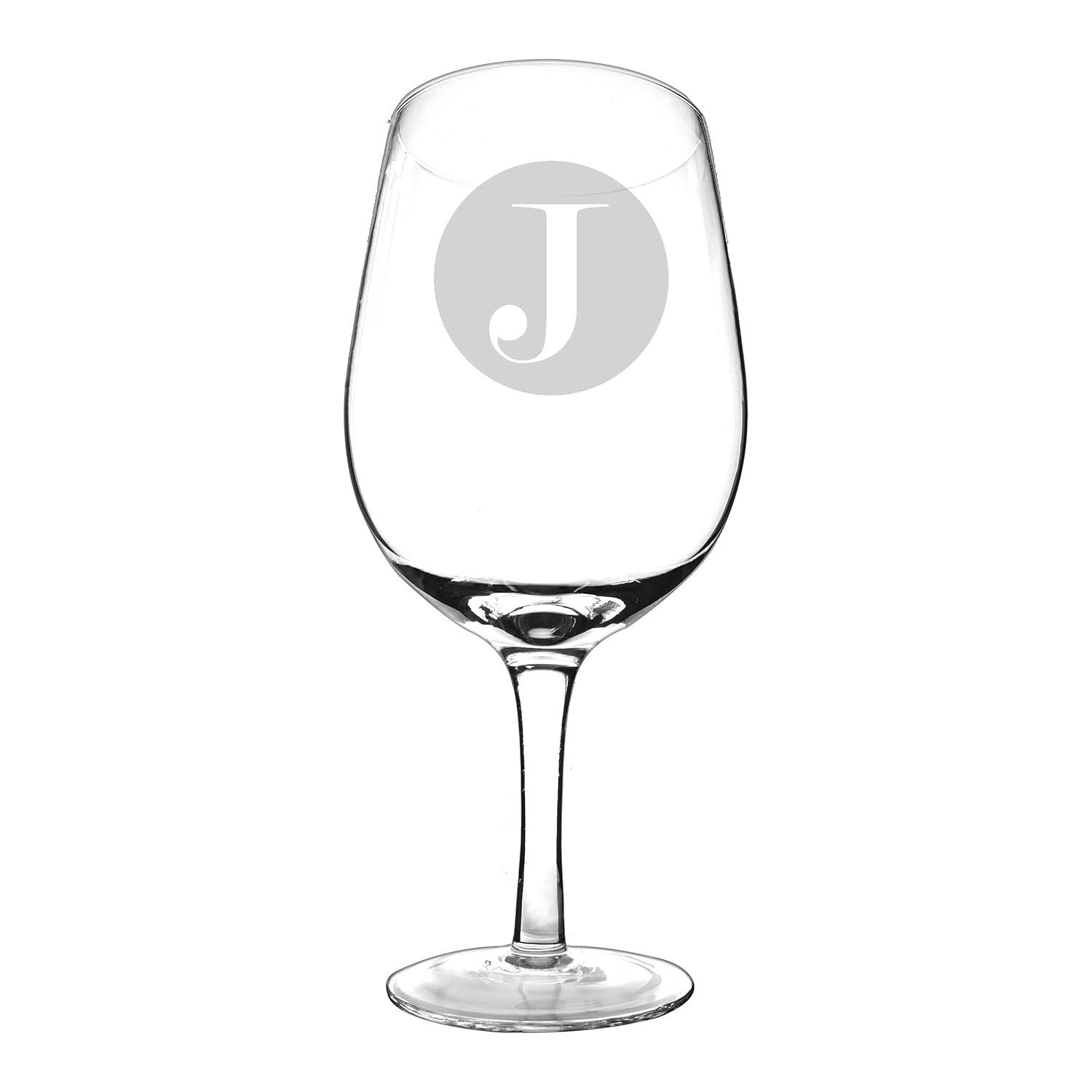 Cathys Concepts Personalized XL Wine Glass Letter V Wine Glasses Home