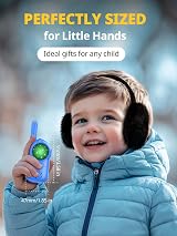 Inspireyes Walkie Talkies for Kids 2 Pack Indoor Outdoor 3 8 Blue view 7