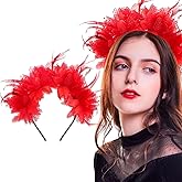 Halloween Headband Flower Feather Lace Women Gothic Hair Accessories Headpiece Party Photo Props Decoration Supplies