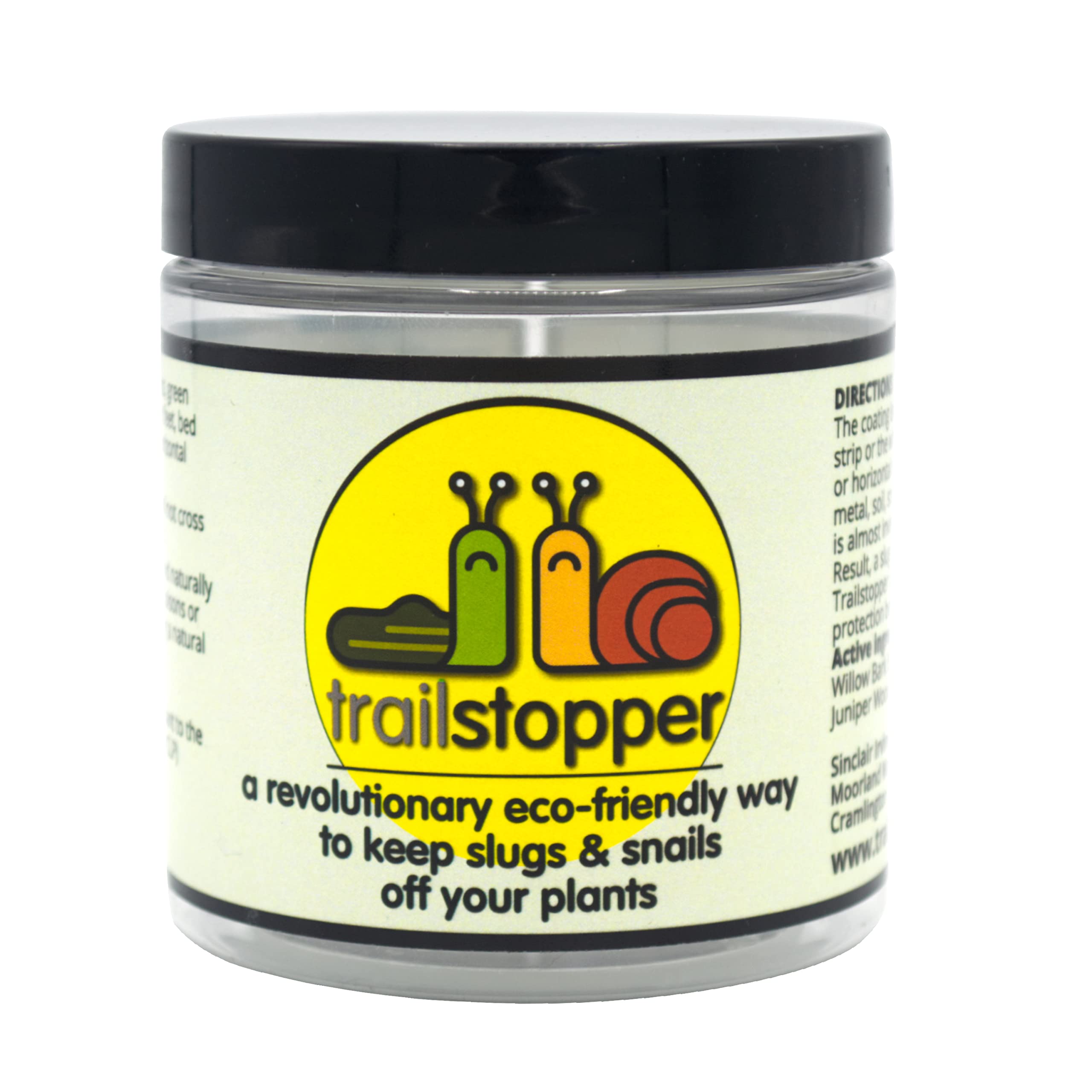 Trailstopper Slug Repellent - Pet Friendly Slug and Snail Repellent - All-Natural, Organic, Non-Toxic, Eco-Friendly - Snail Repellent for Garden - No Pellets - Easy To Use - 250 ml