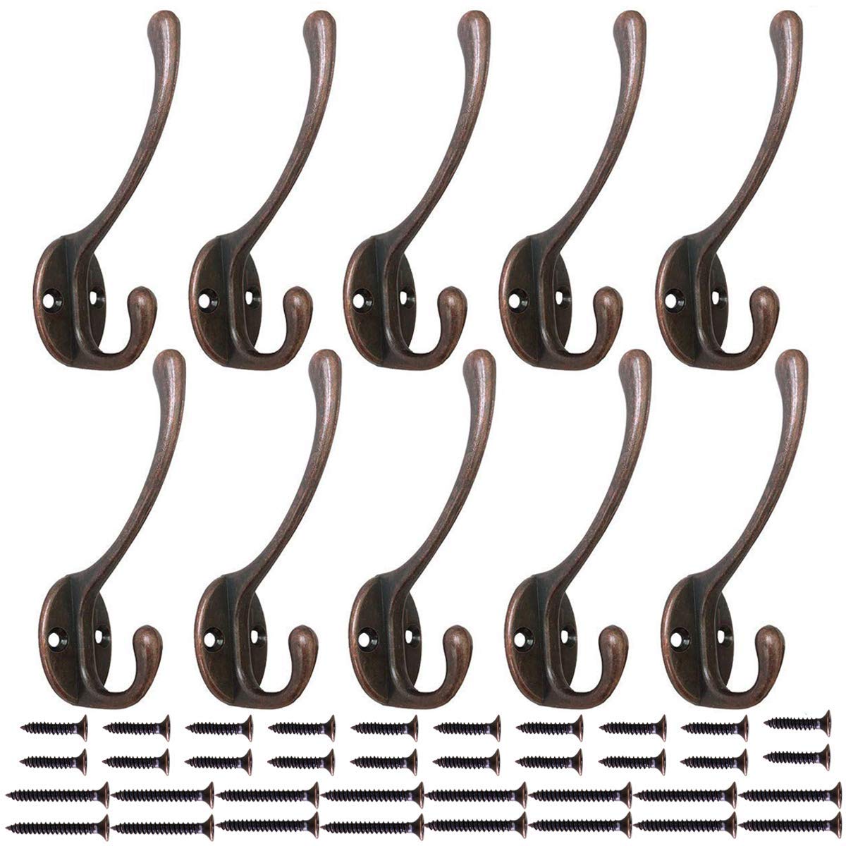 Best Coat Rack Bronze Or Black Hooks
