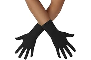 ATHX Men's and Women's Gloves Costume Accessories Wrist Length Spandex Stretch Halloween Cosplay Party Wedding Prom Gloves