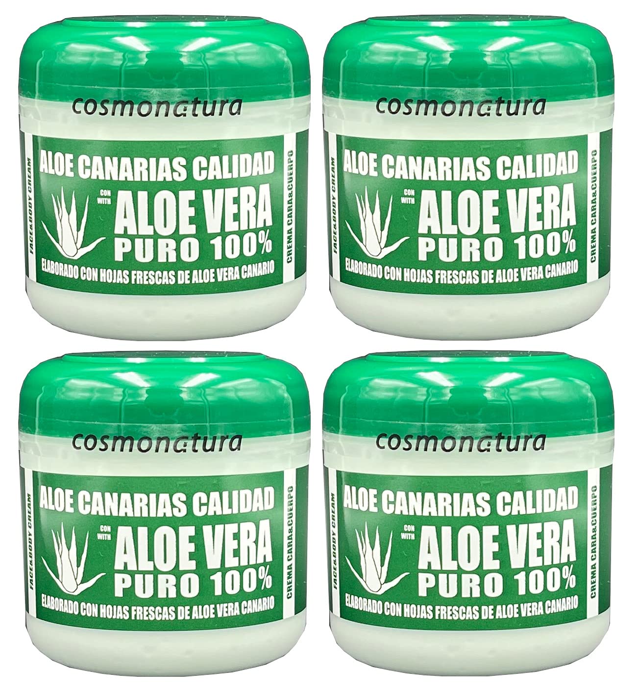 Aloe Dreams 1000, Crema Cara y Cuerpo, 300 ml - 4 units