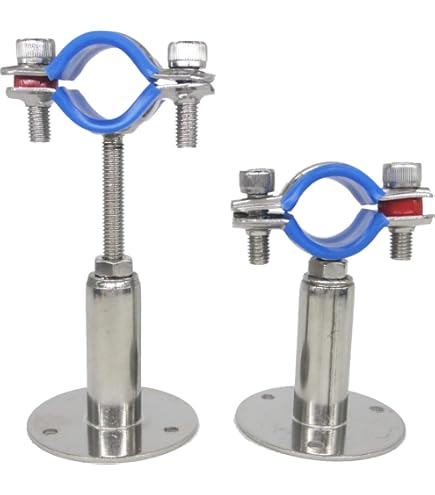 thumbnail image 2 of Beduan 3/4 Inch Stainless Steel Pipe Support Wall Jamaica 2 of 10