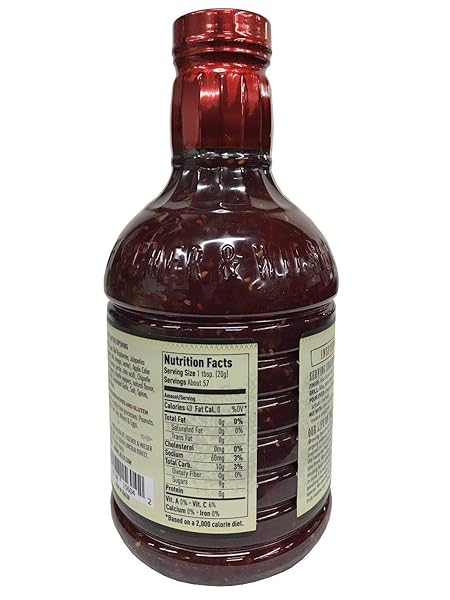 FISCHER AND WIESER RAZZPOTLE ROASTED RASPBERRY CHIPOTLE SAUCE, 40-OUNCE BOTTLE