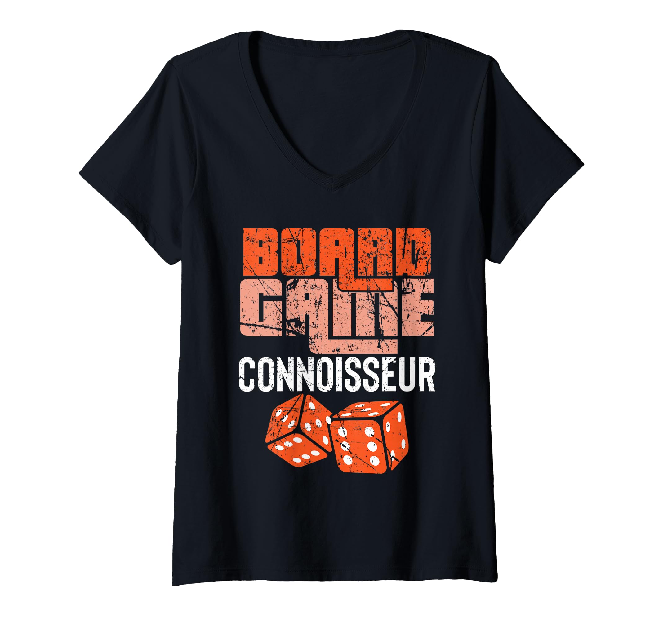 Women's Board Game Connoisseur V-Neck T-Shirt