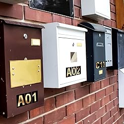 8 Sheets Self-Adhesive Vinyl Letters Numbers