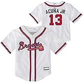 Ronald Acuna Jr. Atlanta Braves MLB Toddler 2-4 White Home Player Jersey